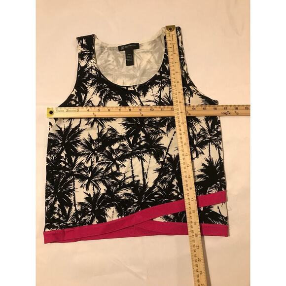 INC International Concepts palms print Size Medium Dopamine resort wear office - Picture 3 of 6